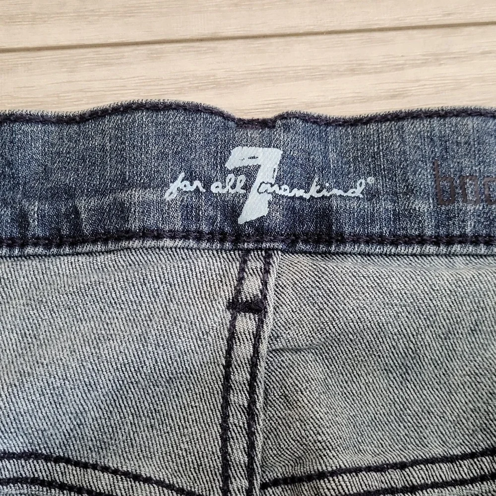 👖NWT 7 For All Mankind Jeans Men 40x30 Medium Wash w/Fade Bootcut Western Rodeo